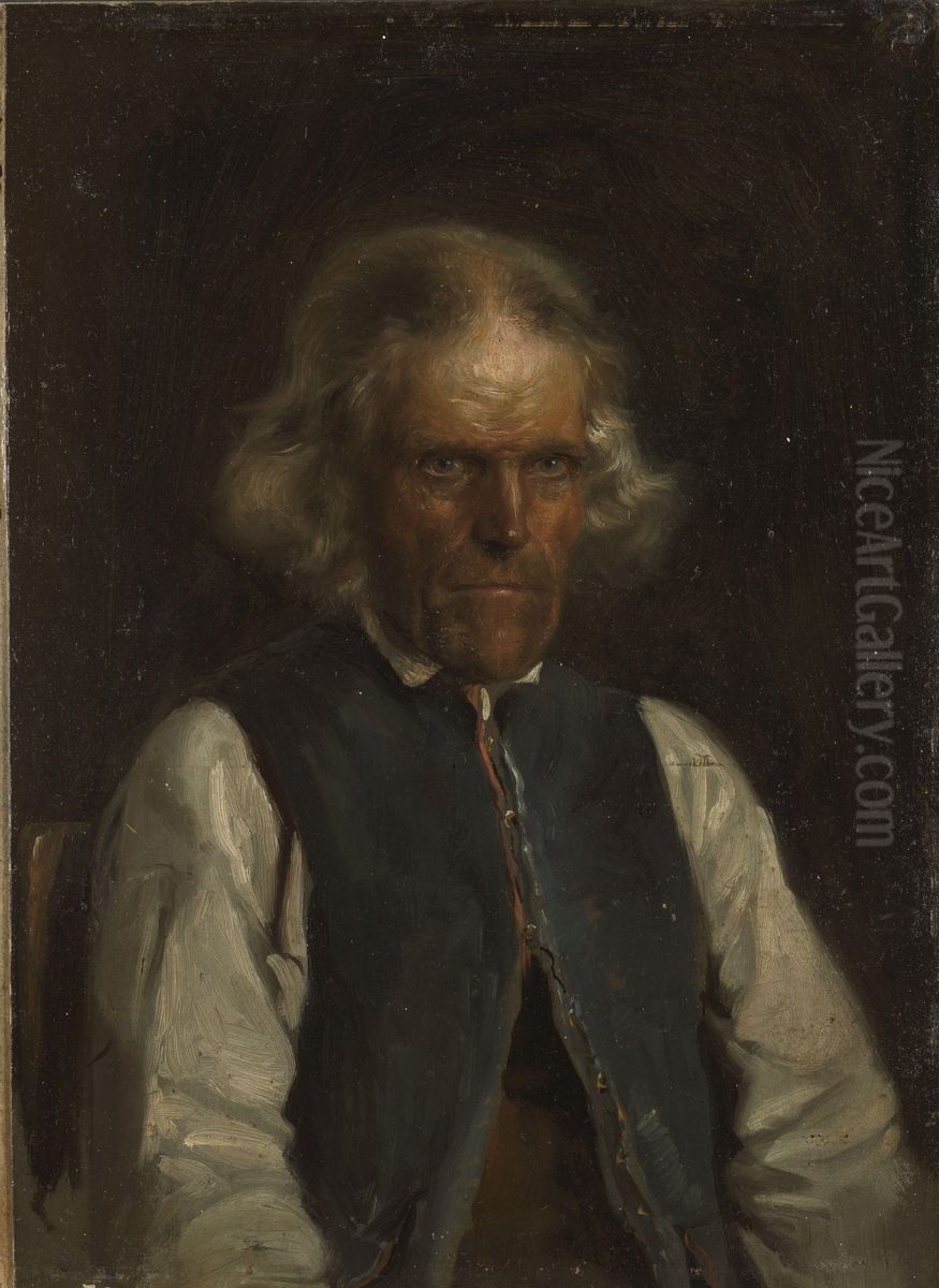 Bonde fra Voss Oil Painting by Adolph Tidemand