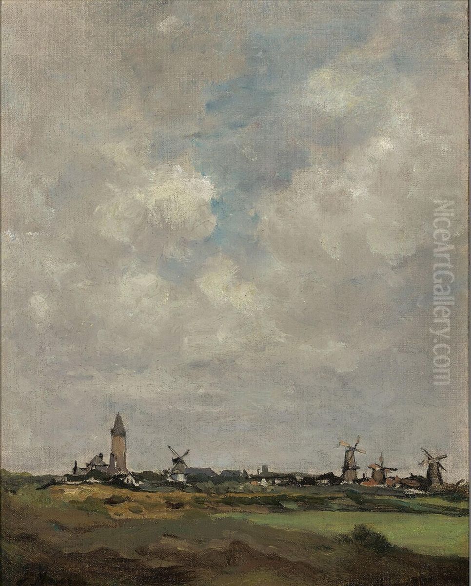 View of The Hague Oil Painting by Jacob Maris