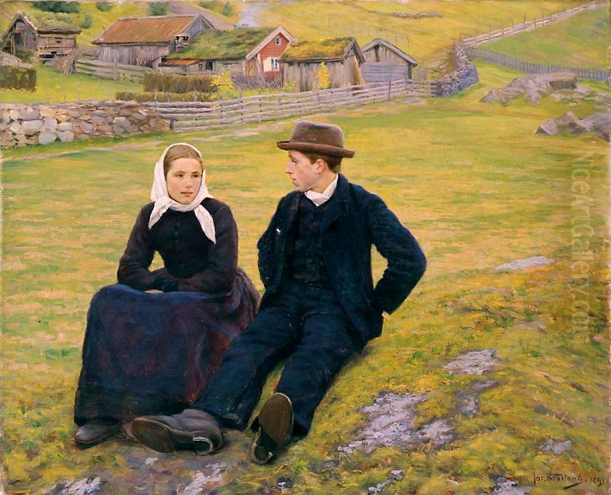 Sondag Oil Painting by Jacob Bratland