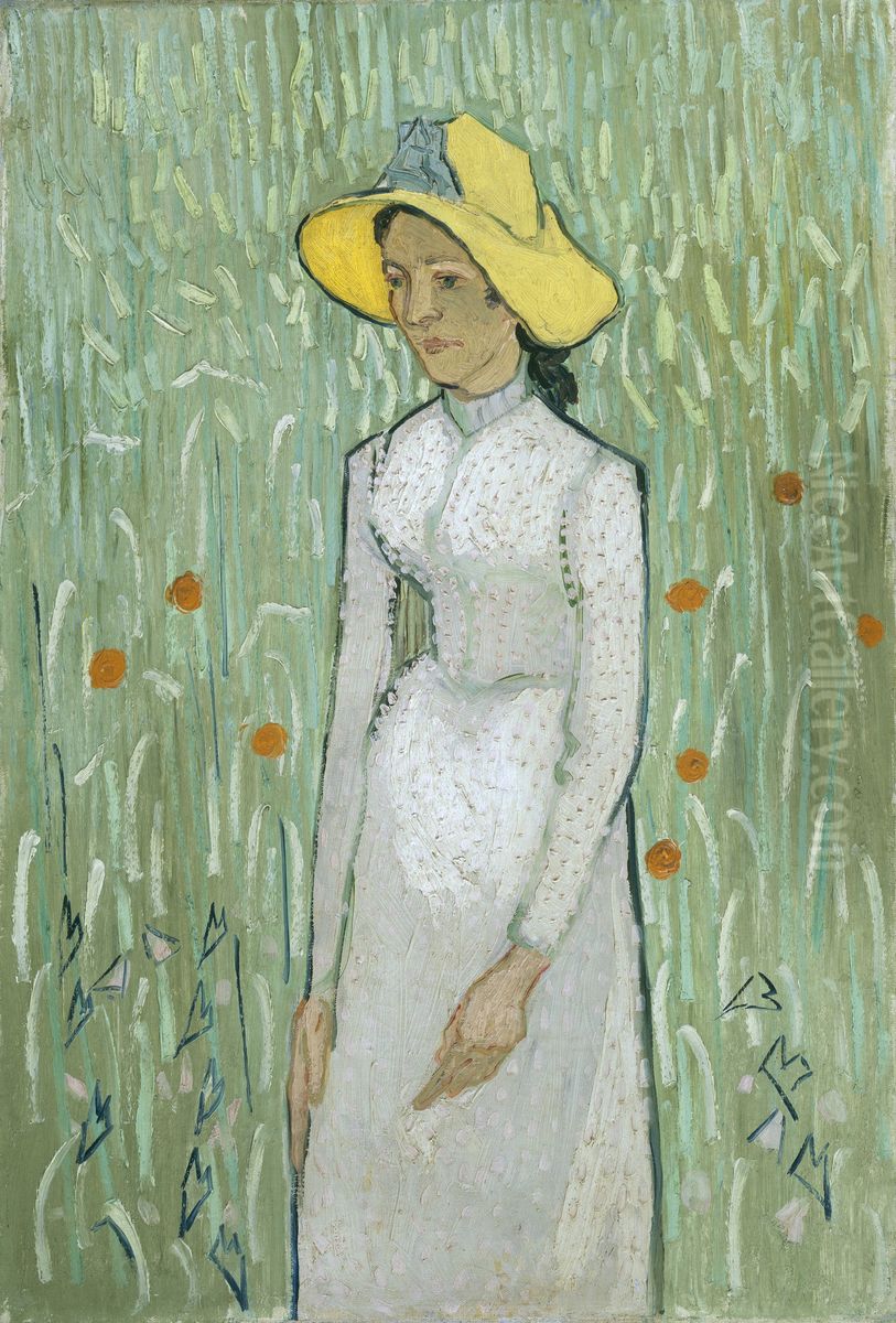 Girl in White Oil Painting by Vincent Van Gogh