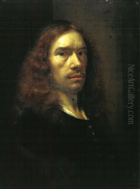 Brustbild eines Mannes in mittleren Jahren Oil Painting by Johann Heinrich Roos