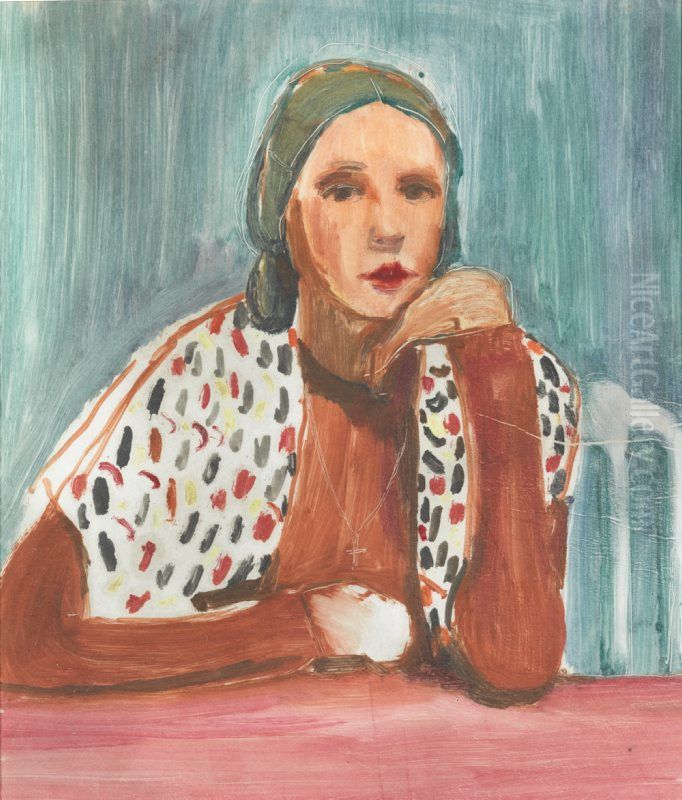 ,,Naine kirjus kleidis