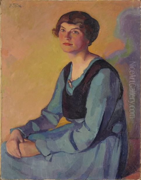 ,,Naise portree sinises