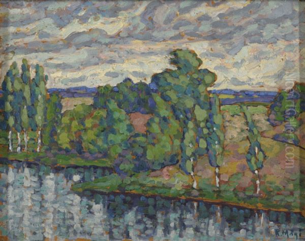 Kasaritsa landscape Oil Painting by Konrad Magi