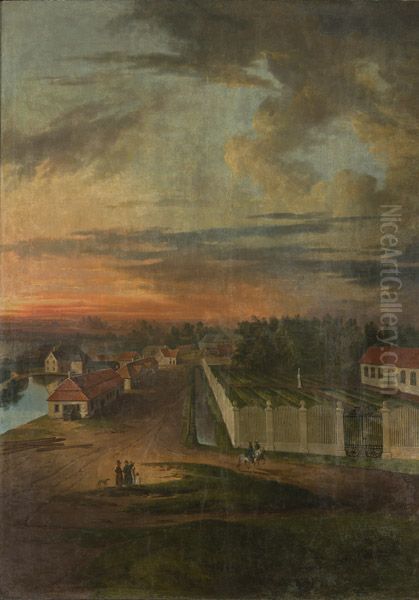 ,,Maastik (Poltsamaa vaade Aurora pargiga)