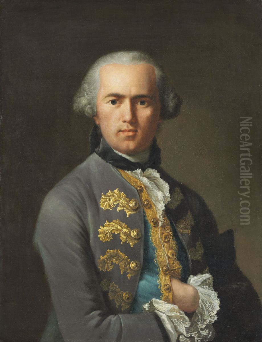 Self-portrait Oil Painting by Johann Heinrich Tischbein