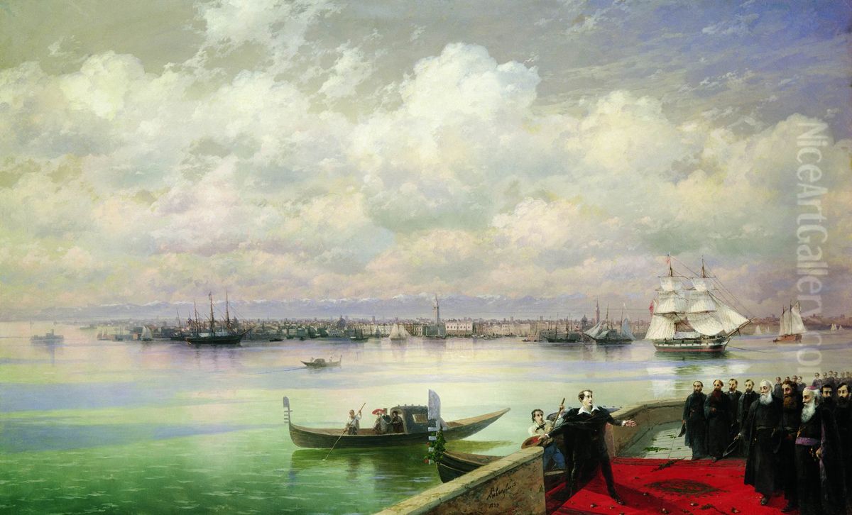 San Lazzaro degli Armeni Oil Painting by Ivan Aivazovsky