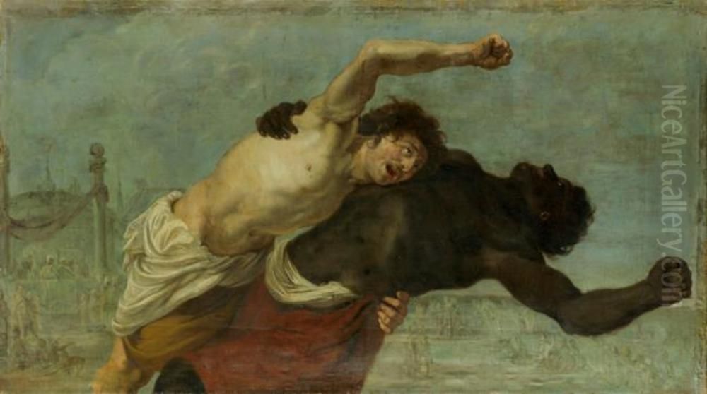 Aethiopica) Oil Painting by Karel van Mander III