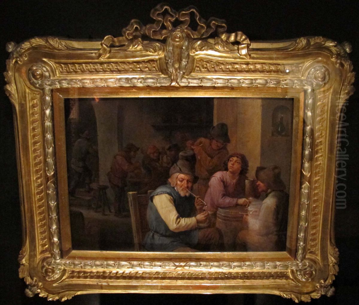 Country Pub Oil Painting by David Teniers the Younger