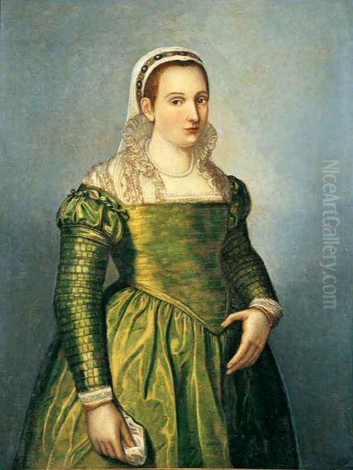 Portrait ofVittoria Colonna Oil Painting by Girolamo Muziano