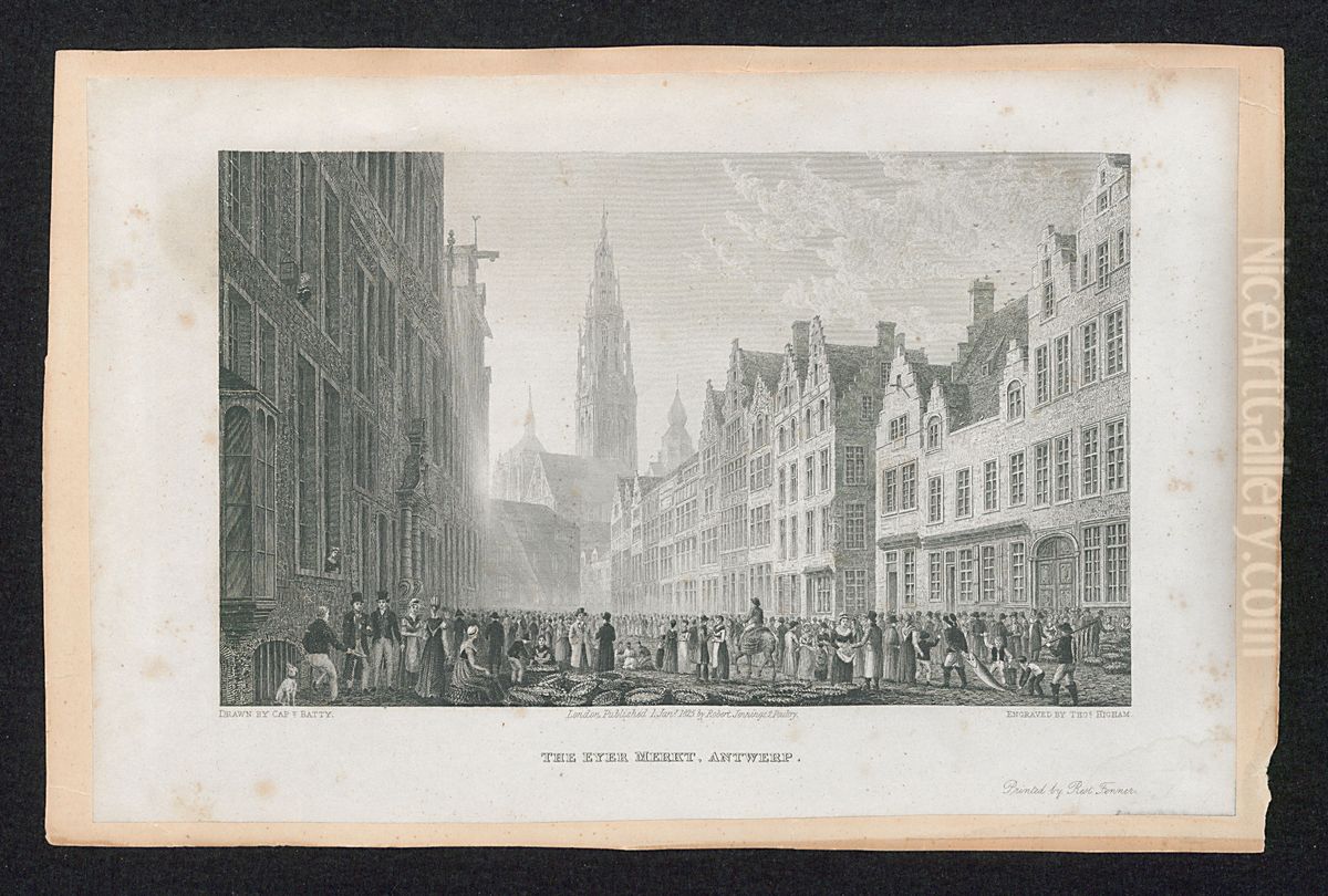 De Eiermarkt Oil Painting by Thomas Higham