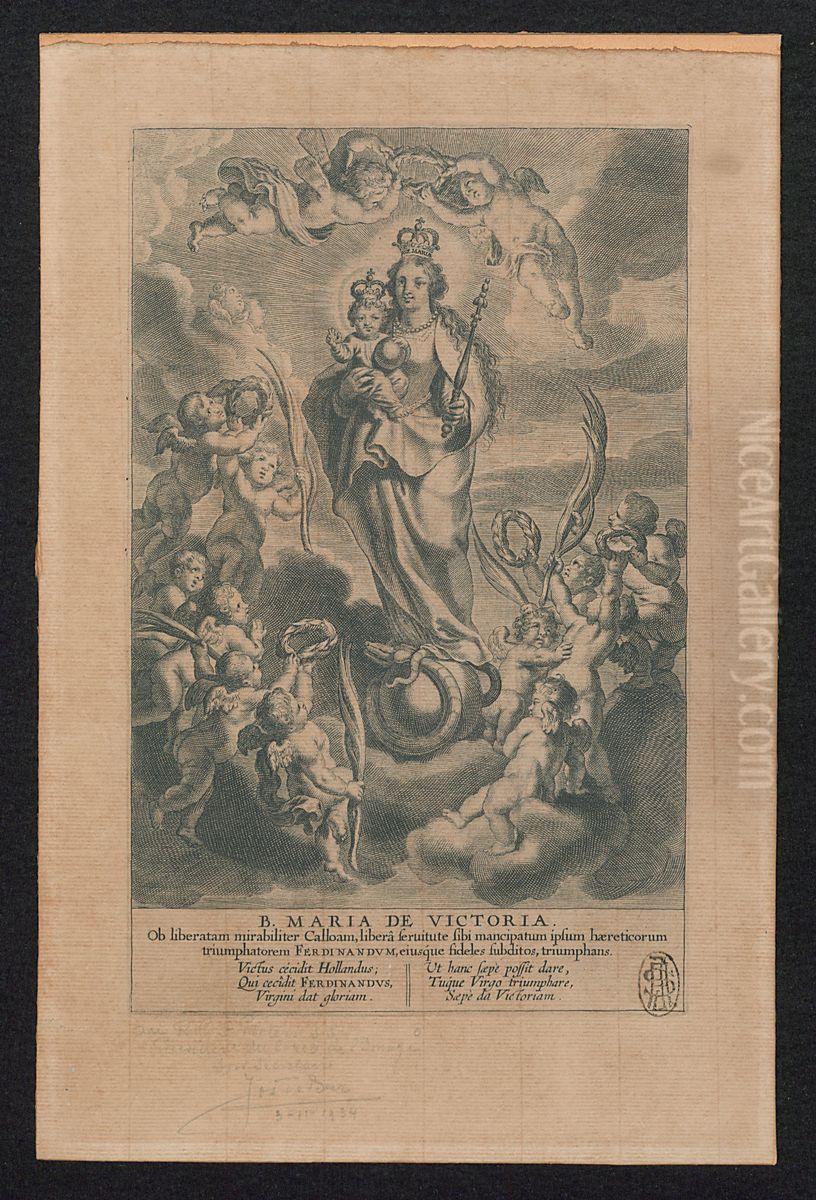 B. Maria de victoria Oil Painting by Print Room of the University of Antwerp