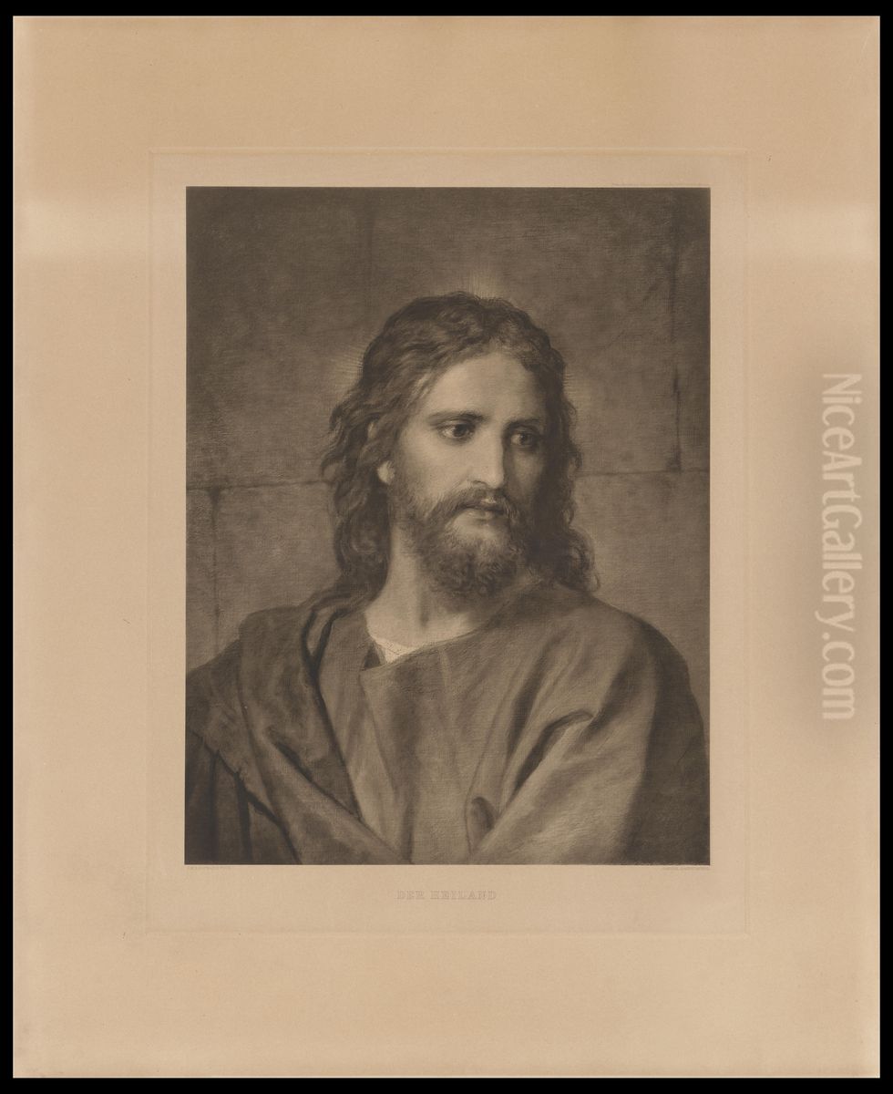 De Verlosser Oil Painting by Heinrich Hofmann