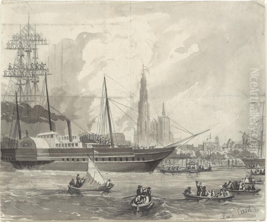 Redezicht by Antwerpen Oil Painting by Print Room of the University of Antwerp