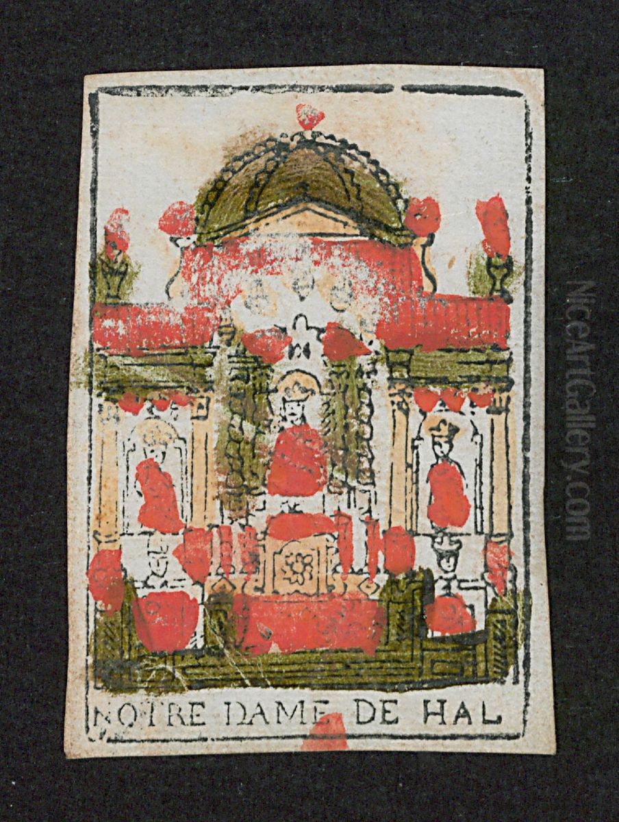 Altaar met het beeld van Onze-Lieve-Vrouw van Halle Oil Painting by Thijs Collection (University of Antwerp)