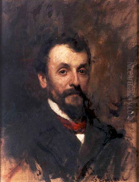 Ritratto di Gaetano Crespi Oil Painting by Cesare Tallone
