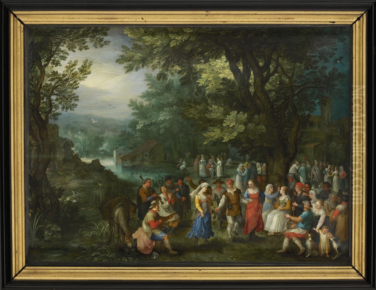 Marriage Dance Oil Painting by Jan Brughel