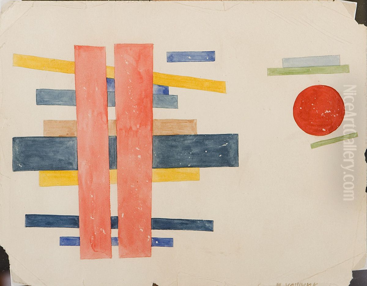 Supremus N 1 Oil Painting by Ilya Grigorevich Chashnik