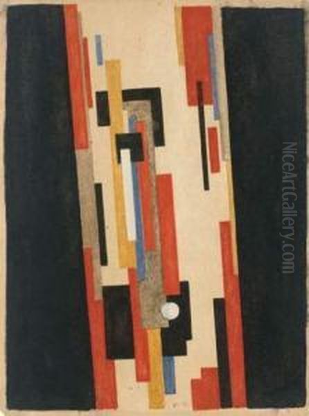 Composition Oil Painting by Ilya Grigorevich Chashnik