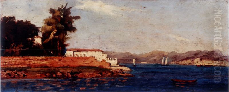 Ponta do Calabouco (Casa do Trem) Oil Painting by unknown