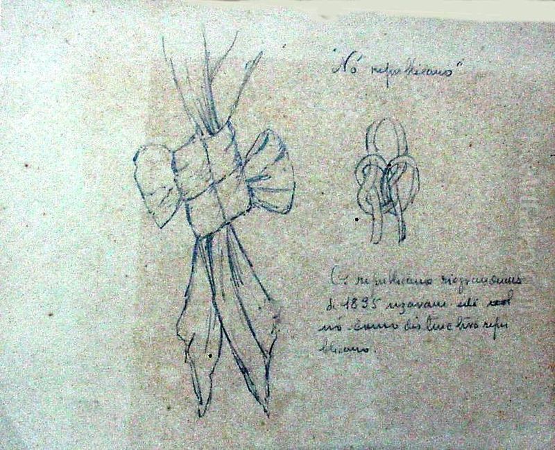 Proclamacao da Republica de Piratini (Estudo do No Republicano) Oil Painting by unknown