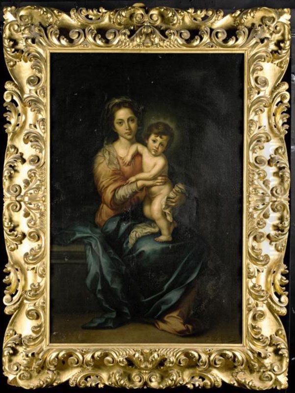 The Madonna And Child Oil Painting by Giulia Cheli Capella