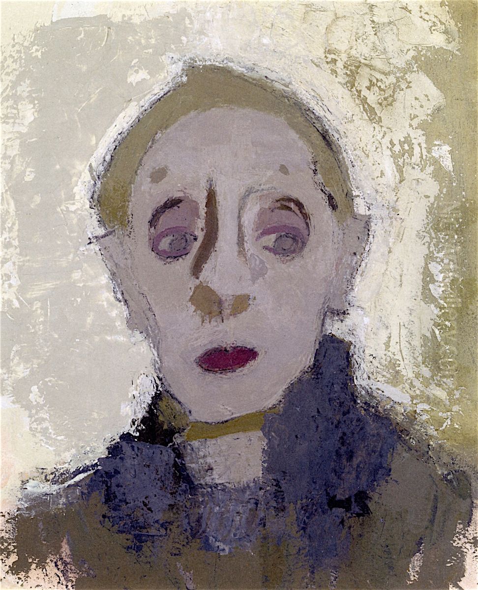 Self-Portrait Oil Painting by Helene Schjerfbeck