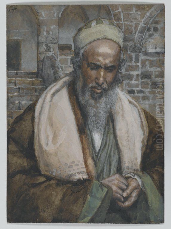 Saint Luke Oil Painting by James Jacques Joseph Tissot