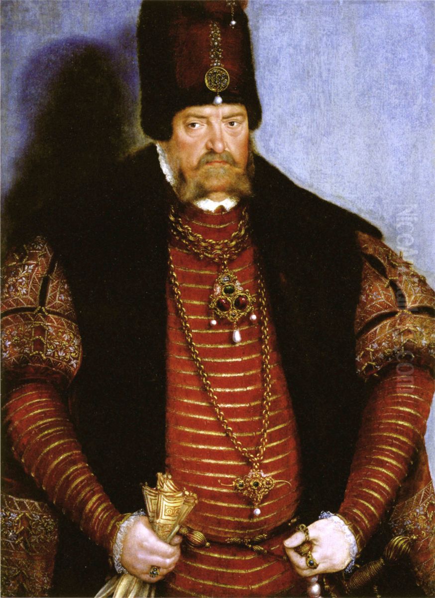 Portrait of Elector Joachim II. of Brandenburg Oil Painting by Lucas The Younger Cranach