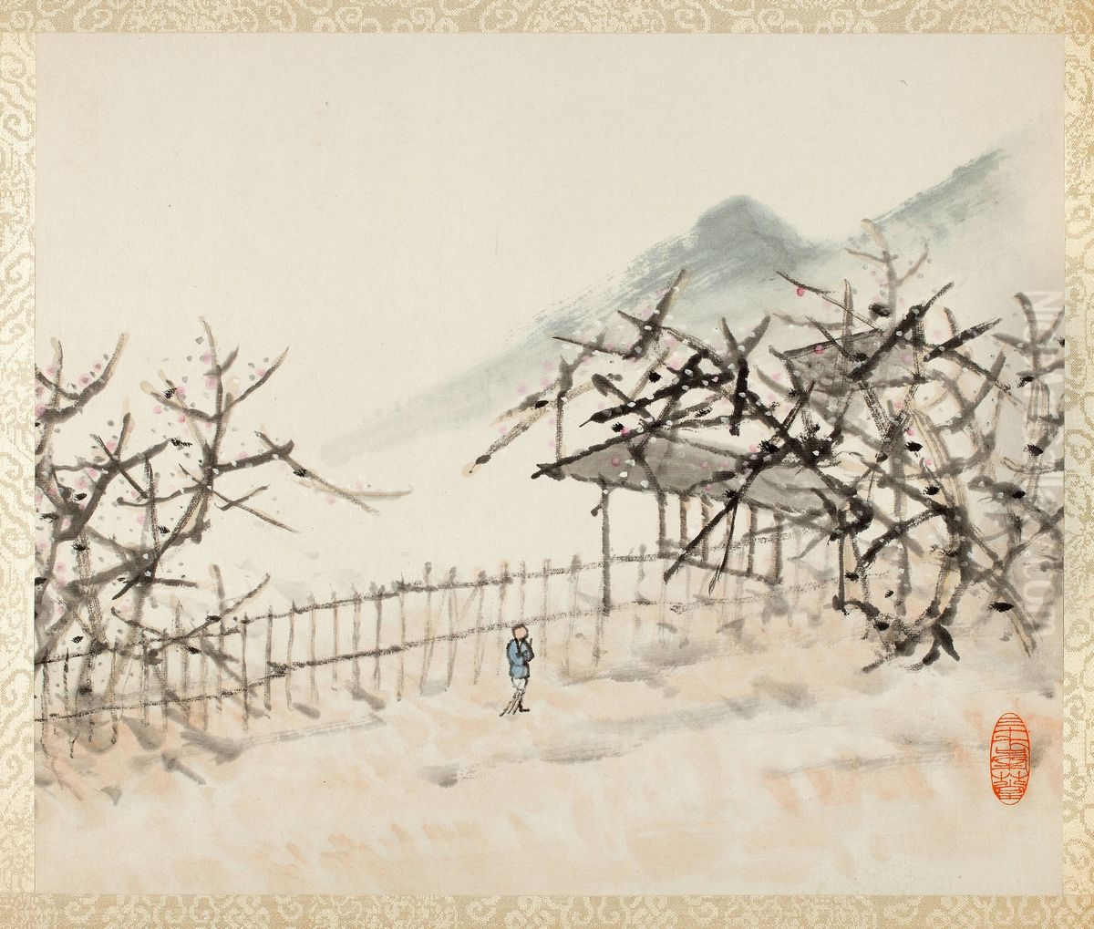 Landscapes for Liu Songfu Oil Painting by Xu Gu