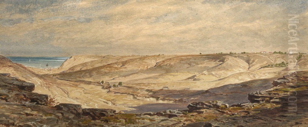 Kavarna Oil Painting by Felix Philipp Kanitz