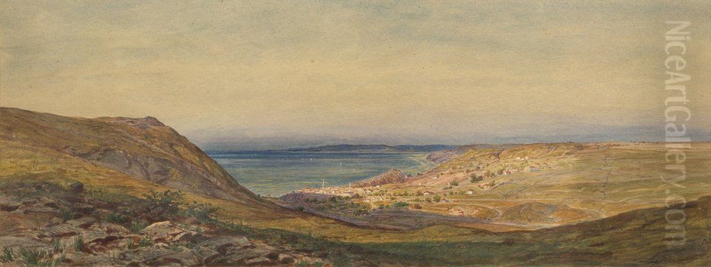 Balcik Oil Painting by Felix Philipp Kanitz