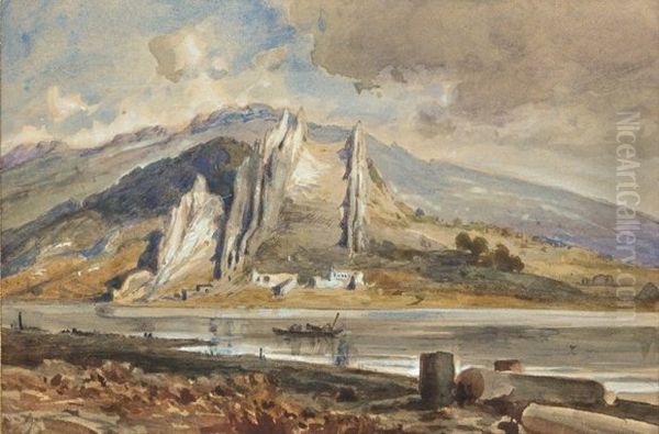 Rimska krepost Koriten Oil Painting by Felix Philipp Kanitz