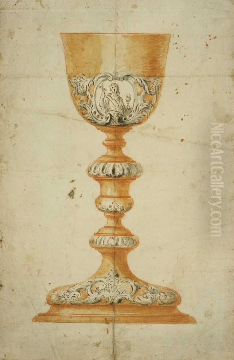 Ebauche d'un calice Oil Painting by unknown
