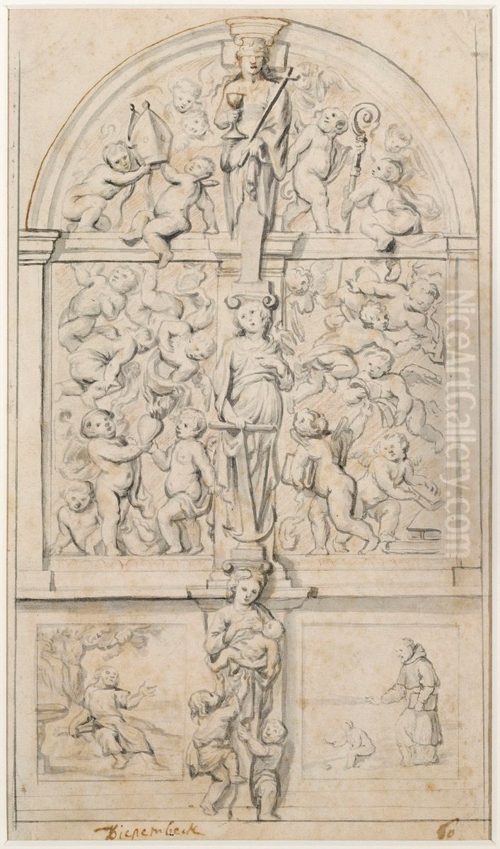 Entwurf fur die so genannte ,,Engelspforte