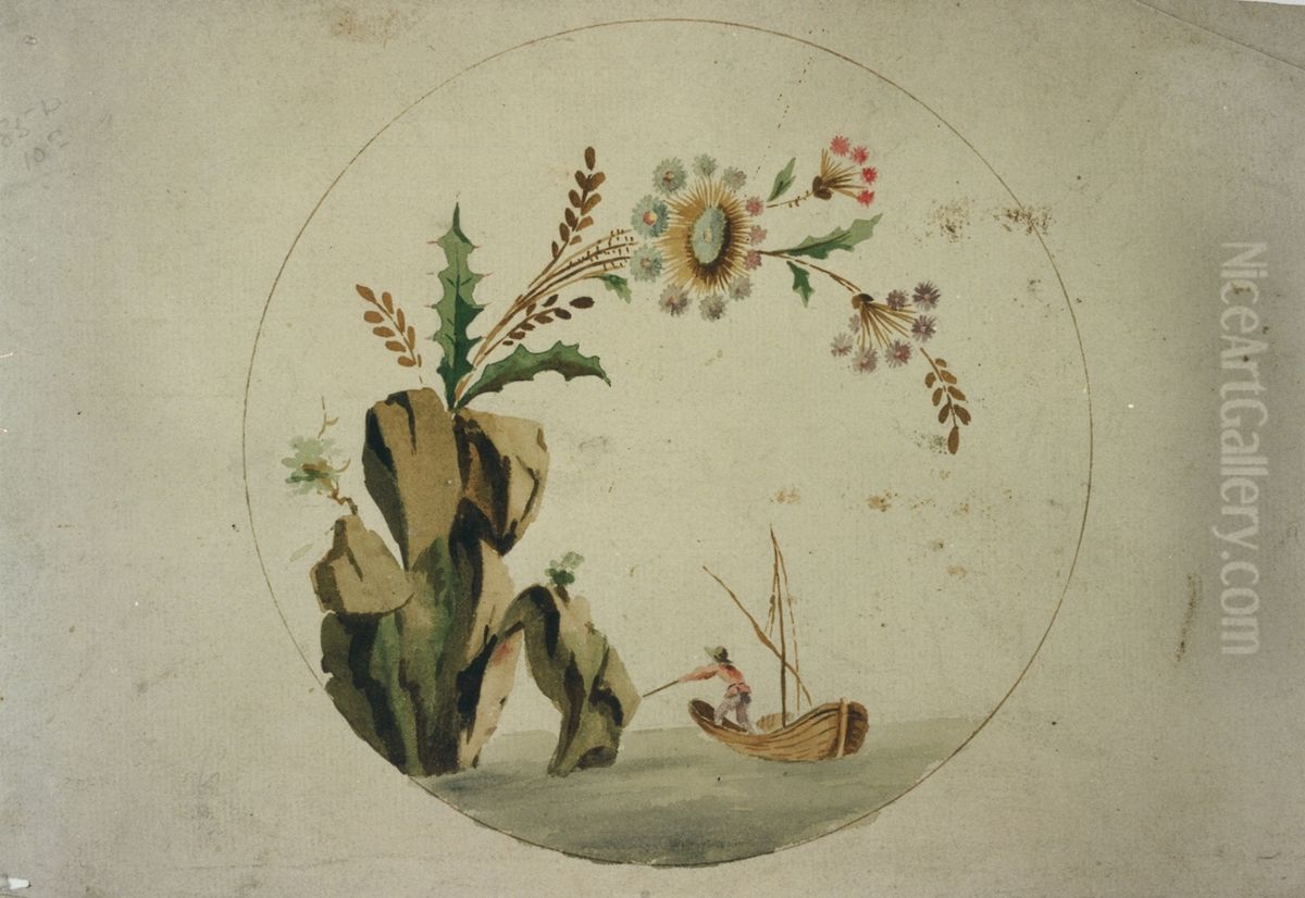 Decorative foliage Oil Painting by unknown