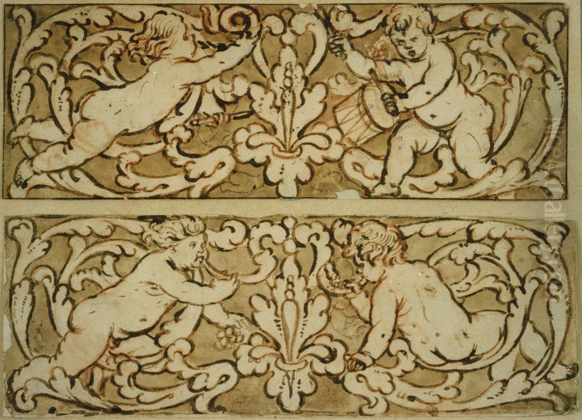 Ebauche de frise Oil Painting by unknown