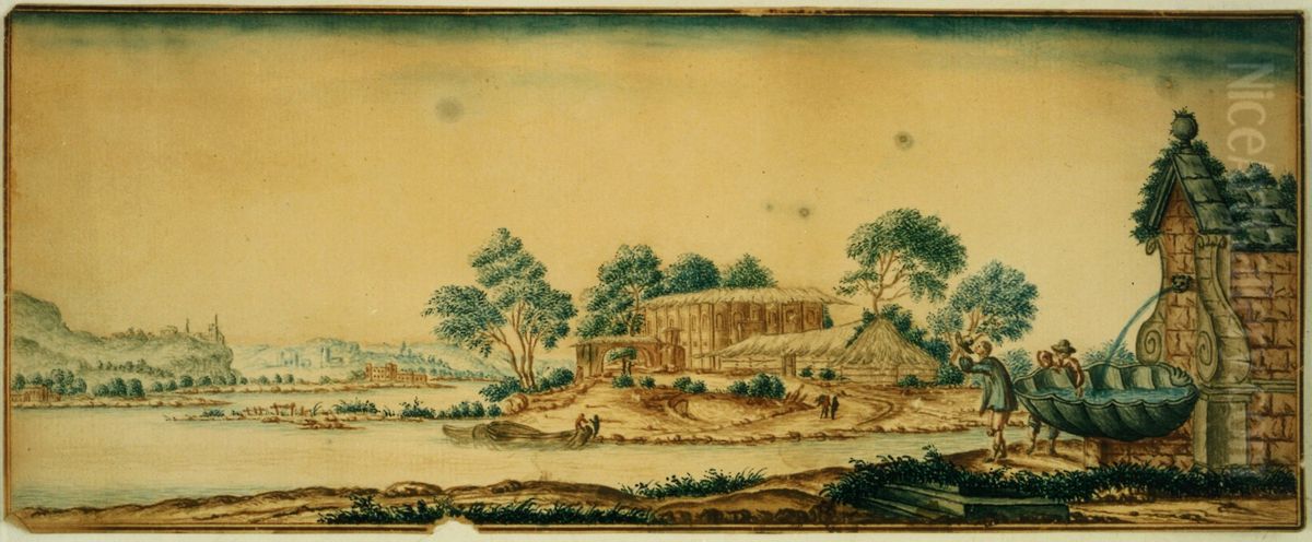 Paysage panoramique Oil Painting by unknown