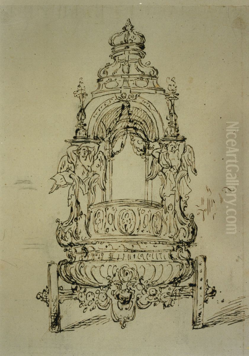 Ontwerp voor de achterzijde van wagen III voor de 