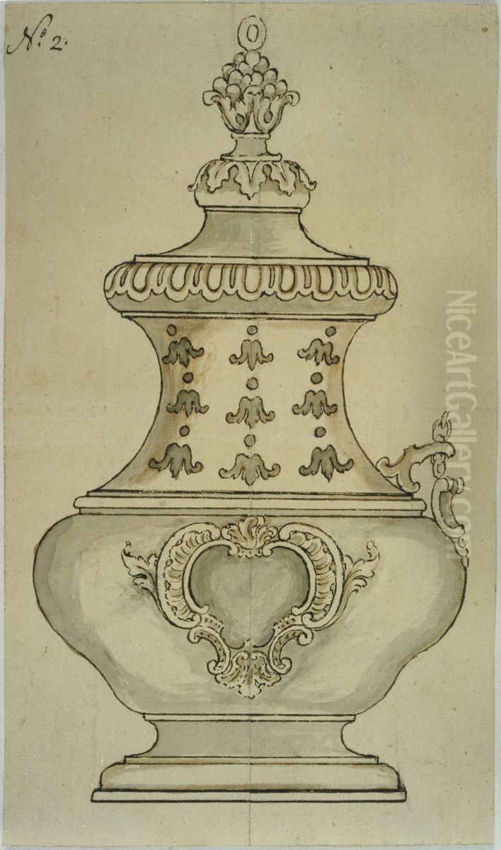 Entwurf fur ein Rauchfass Oil Painting by unknown