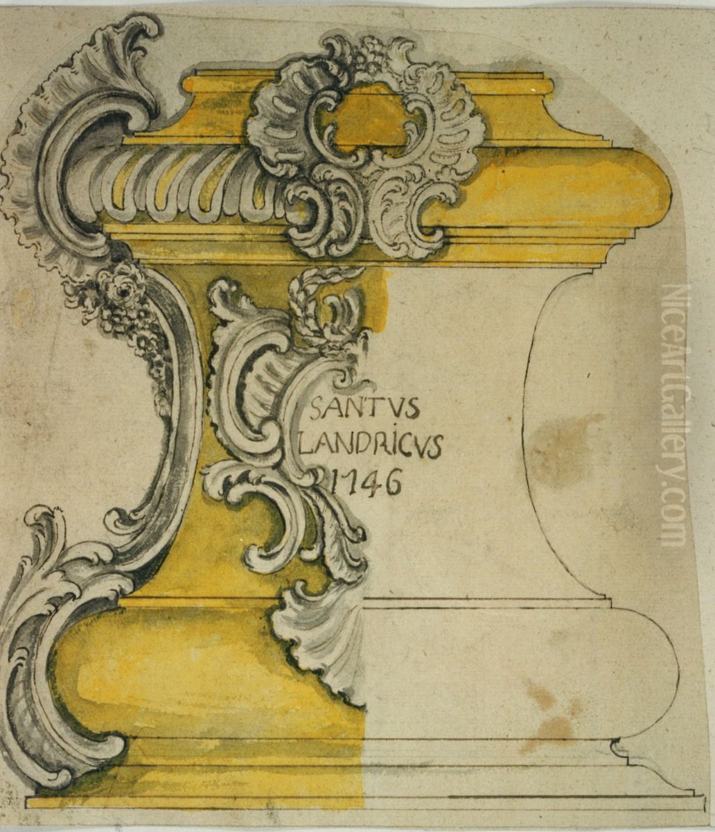 Ebauche d'un socle Oil Painting by unknown