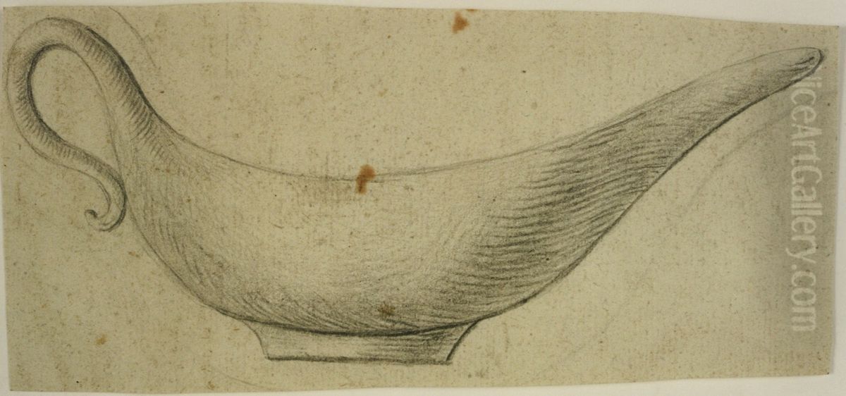 Entwurf fur eine silberne Sossenschussel Oil Painting by unknown