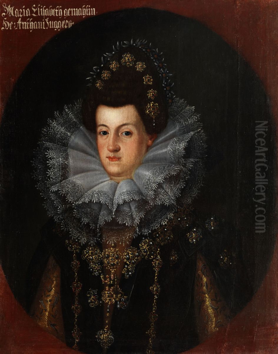 Portrait of Elisabeth Fugger Oil Painting by unknown
