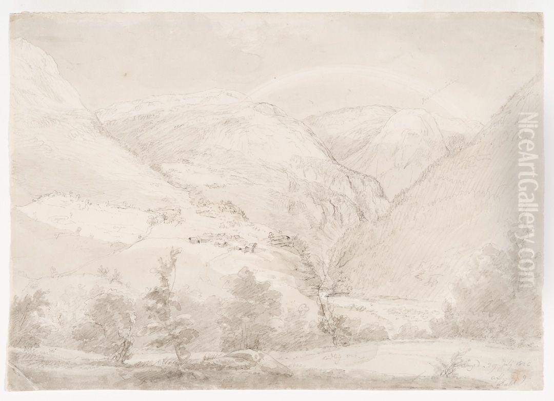 From Stalheim Oil Painting by Johan Wilhelm Ludwig Dahl