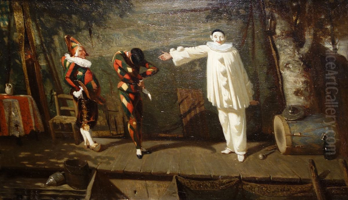 Parade Oil Painting by Octave Penguilly l'Haridon