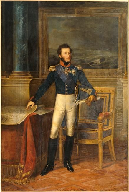 Louis-Antoine d'Artois, Duke of Angouleme (1775-1844) Oil Painting by Francois Kinson