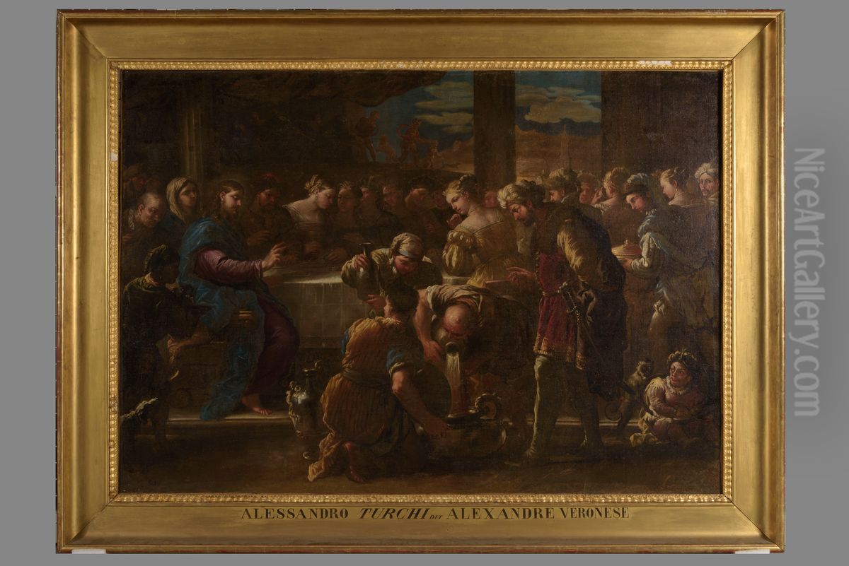 Les Noces de Cana Oil Painting by Luca Giordano