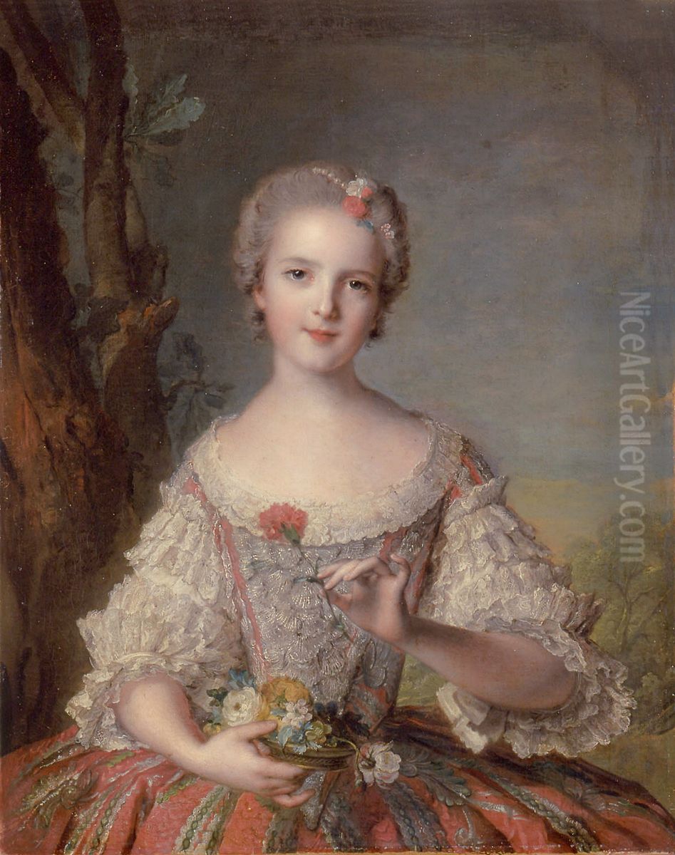 Madam Luiza Francuzskaa Oil Painting by Jean-Marc Nattier