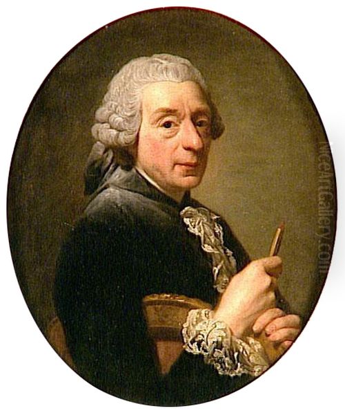 Francois Boucher(1703-1770) Oil Painting by Alexander Roslin