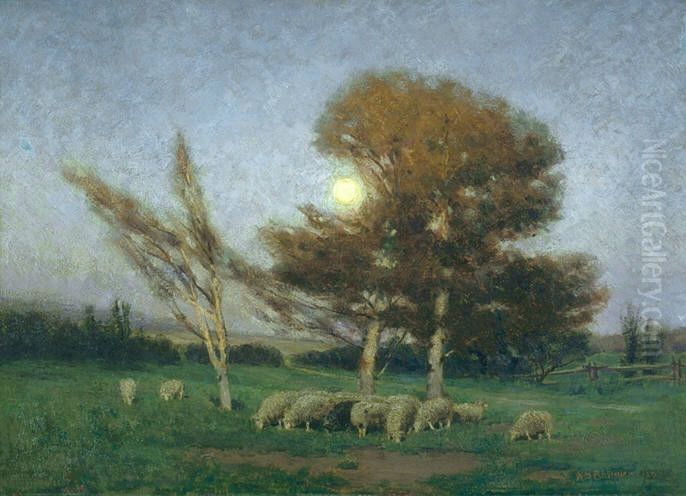 Lever de lune en septembre Oil Painting by William Brymner